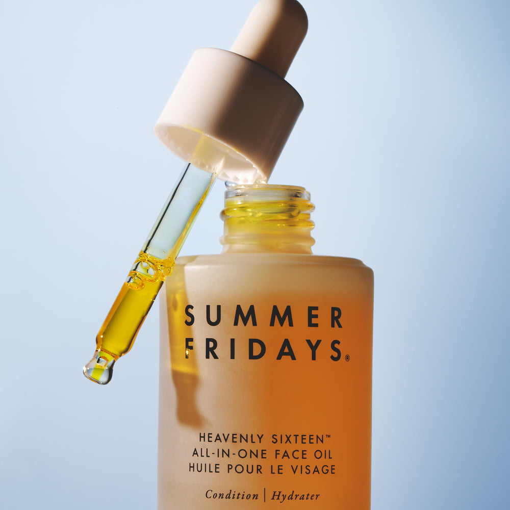 Summer Fridays Heavenly Sixteen: apply 1-2 drops to moisturizer for extra hydration.