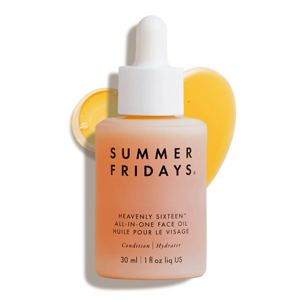 Summer Fridays Heavenly Sixteen bottle close-up for hydrated skin.