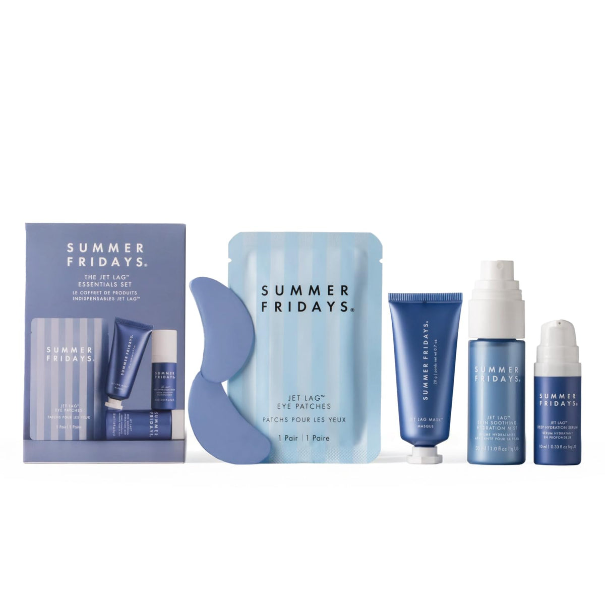 Summer Fridays Jet Lag Eye Patches closeup for refreshed under-eye skin.