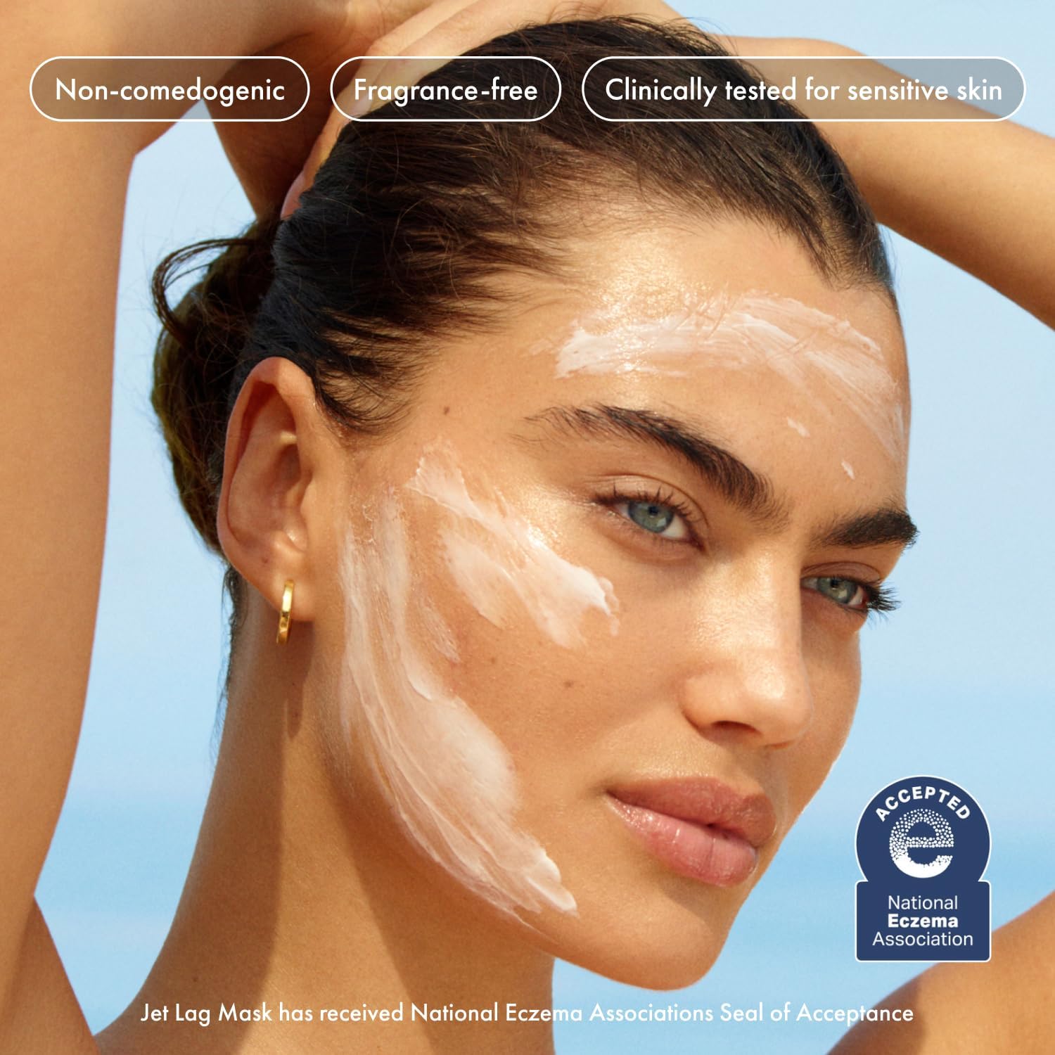 Glycerin and Hyaluronic Acid featured as moisture attractors