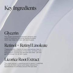 Application on the eye contour demonstrates smoothing potential from Jet Lag Serum.