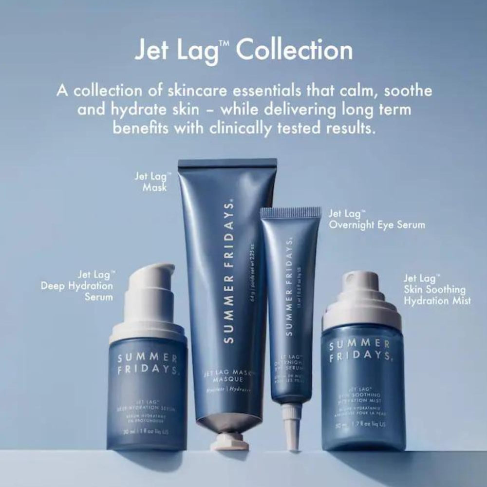 Summer Fridays Jet Lag mist green tea extract antioxidants protect daily balance