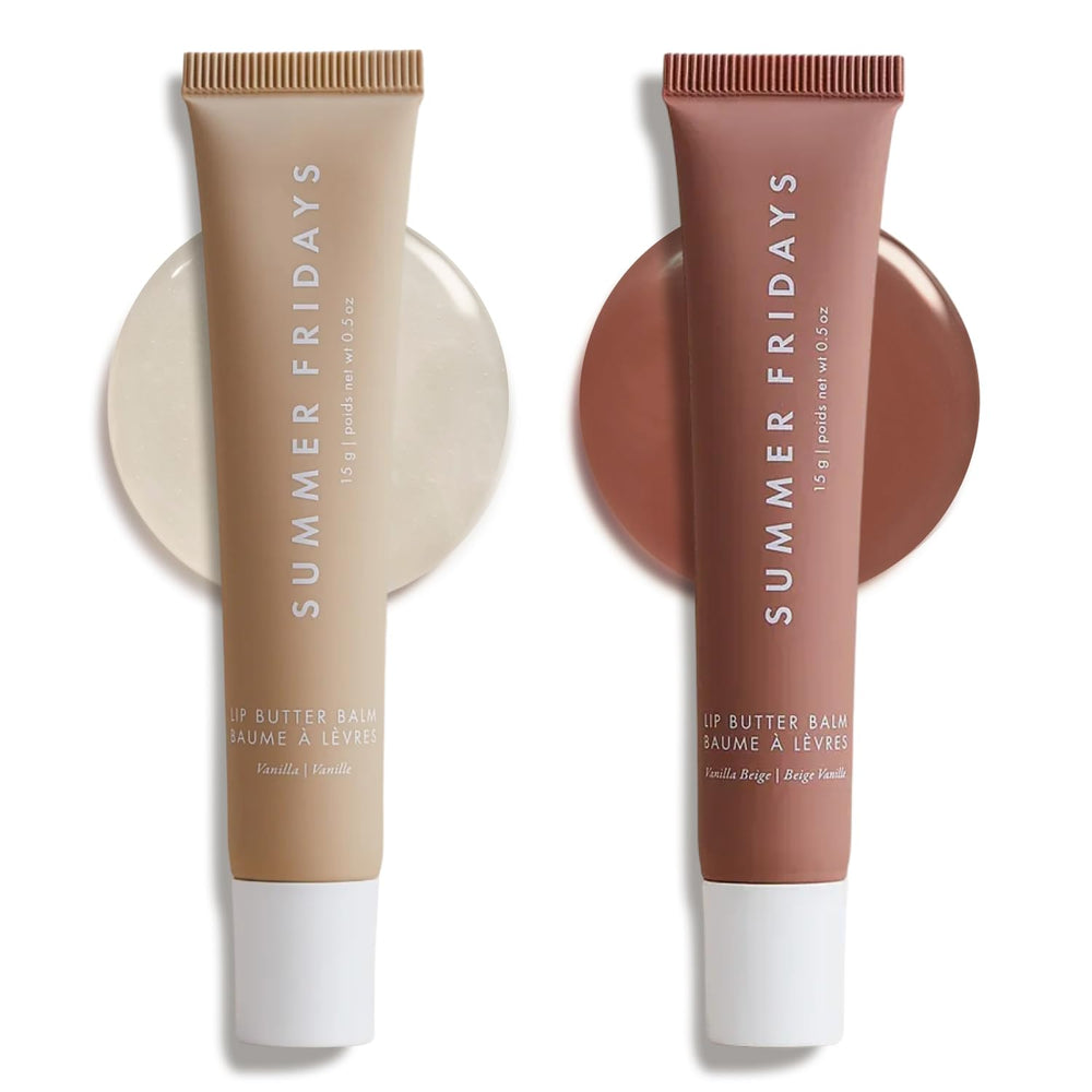 Summer Fridays Lip Butter Balm Vanilla tube, conditioning moisture for daily use.