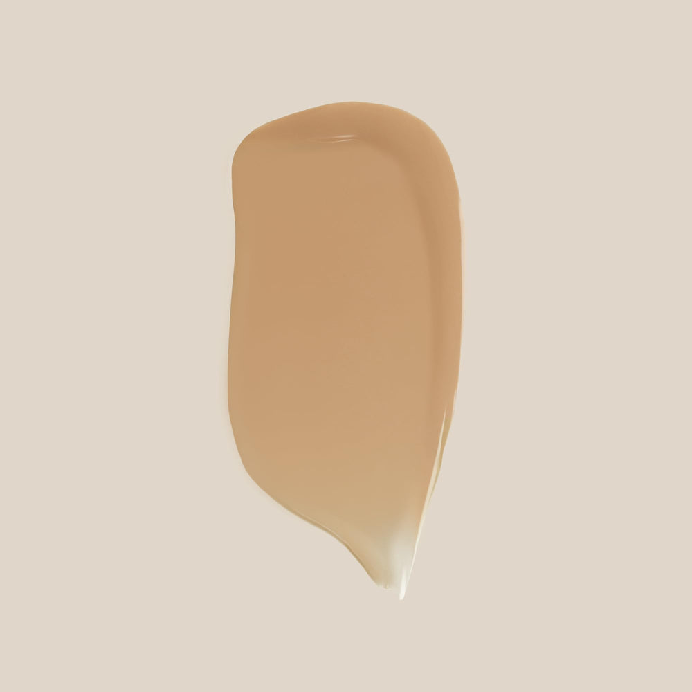Summer Fridays Sheer Skin Tint swatches reveal an even, dewy finish on skin.