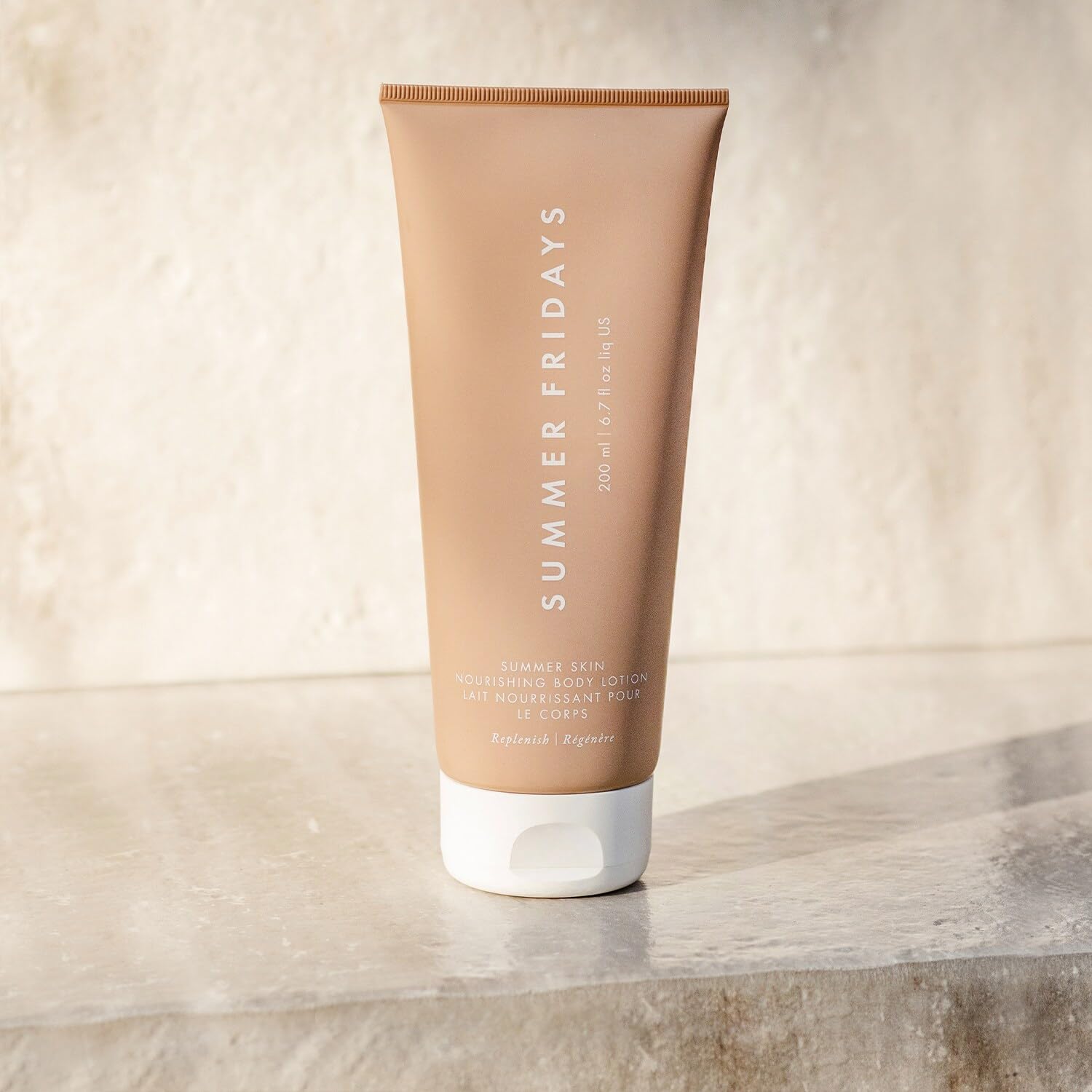 Summer Fridays application on damp skin helps seal moisture for lasting hydration