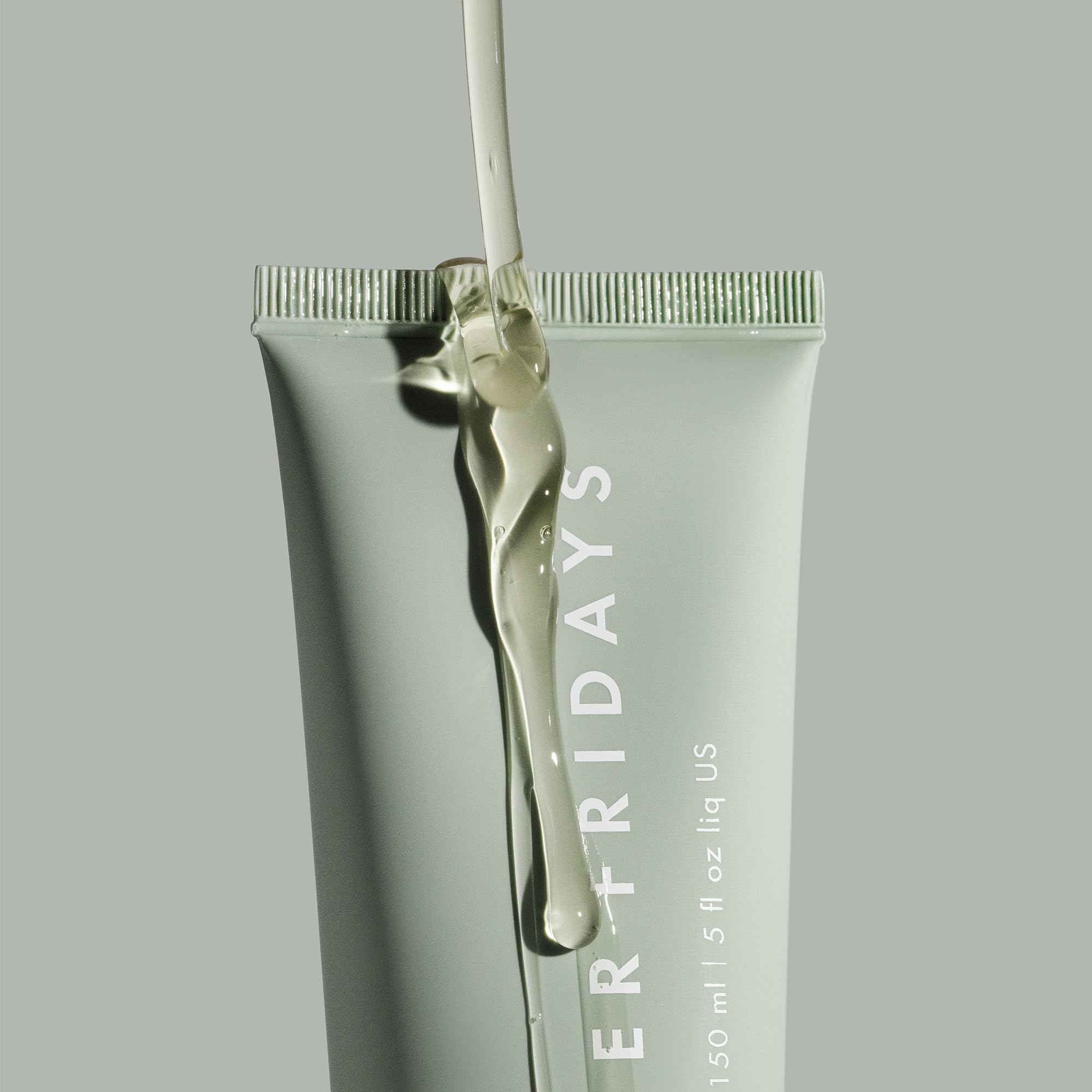 Summer Fridays Super Amino Gel Cleanser close-up shows makeup removal around the eye area safely.