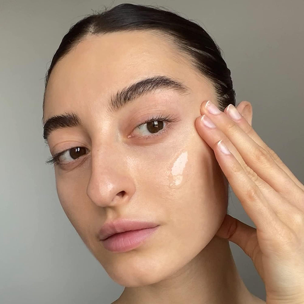 Summer Fridays Super Amino Gel Cleanser hydration-boosting foam forms a light layer on skin.
