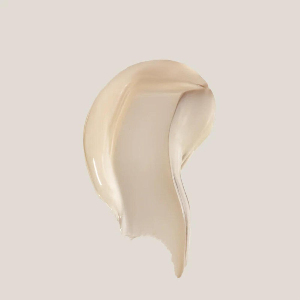 Summer Fridays Tinted Lip Butter Sweet Mint on lips for instant hydration and shine.