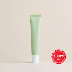 Summer Fridays Tinted Lip Butter Sweet Mint texture swirl delivering smooth shine.