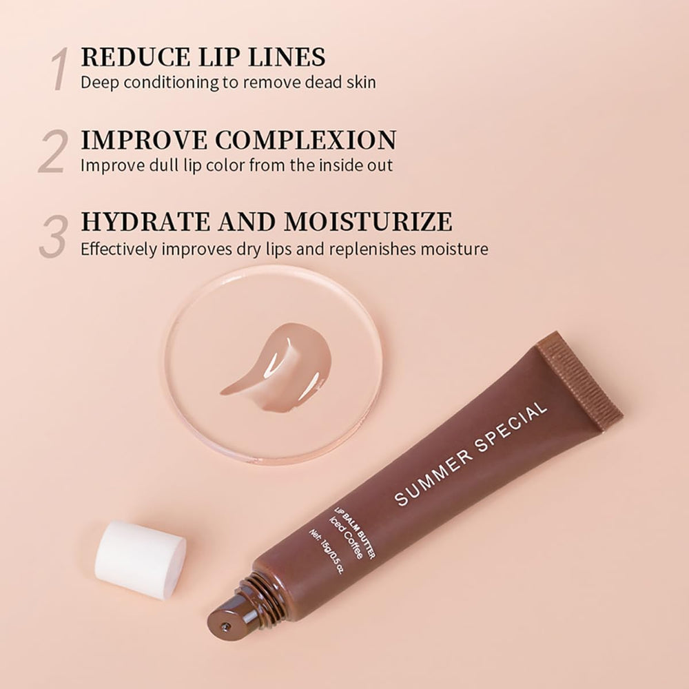 Summer Lip Balm mint clear provides a refreshing feel and smooth lips
