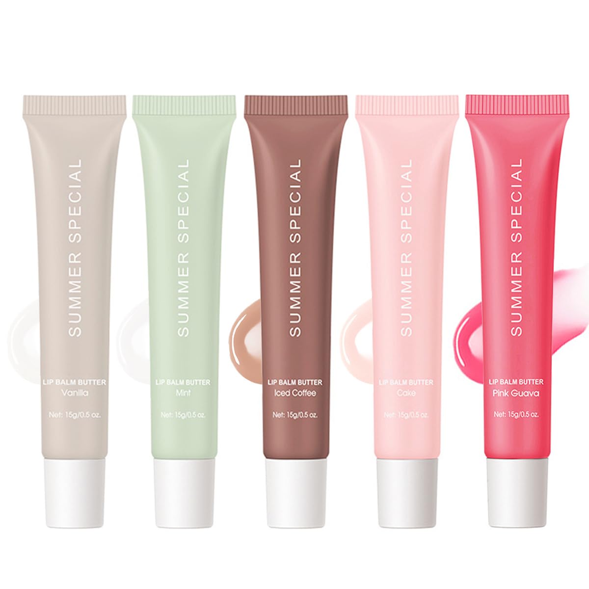 Summer Lip Balm vanilla nude for subtle color and hydration