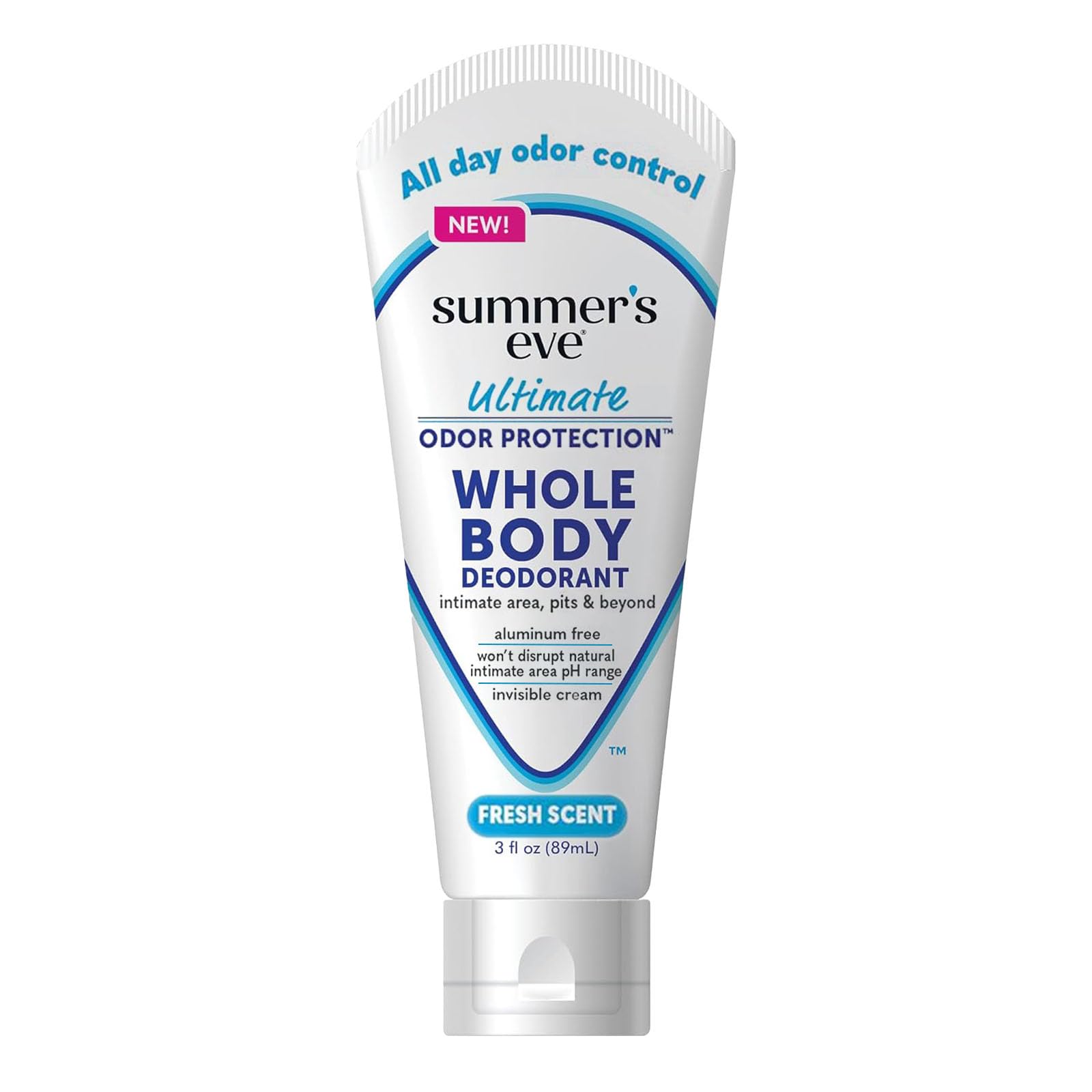 Summer's Eve Fresh Scent 3oz bottle offers all-day freshness and odor control.