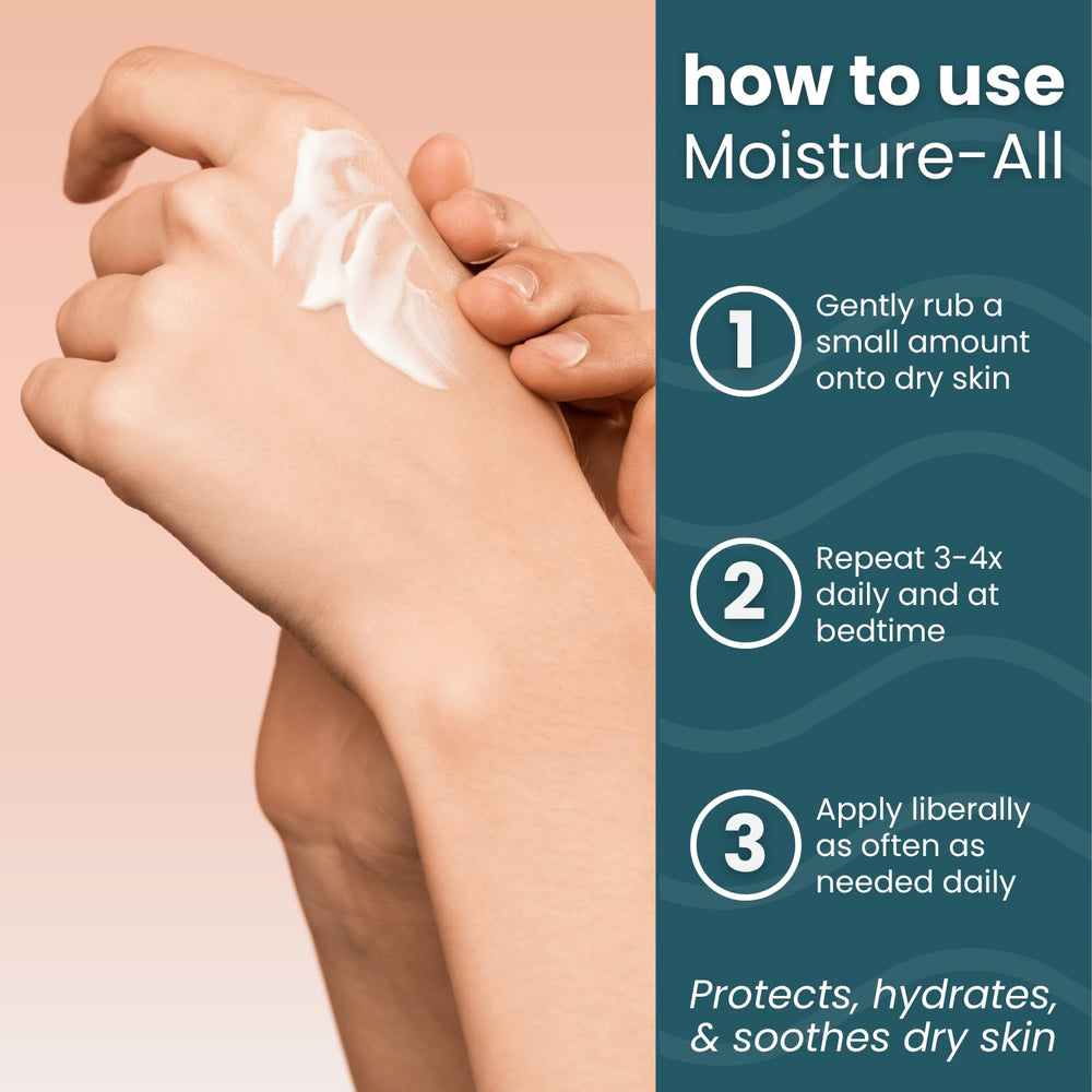 Summers Moisture-All label communicates gentle skincare for sensitive skin.