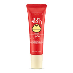 Sun Bum bálsamo labial tintado SPF 30 con coco para hidratación diaria.