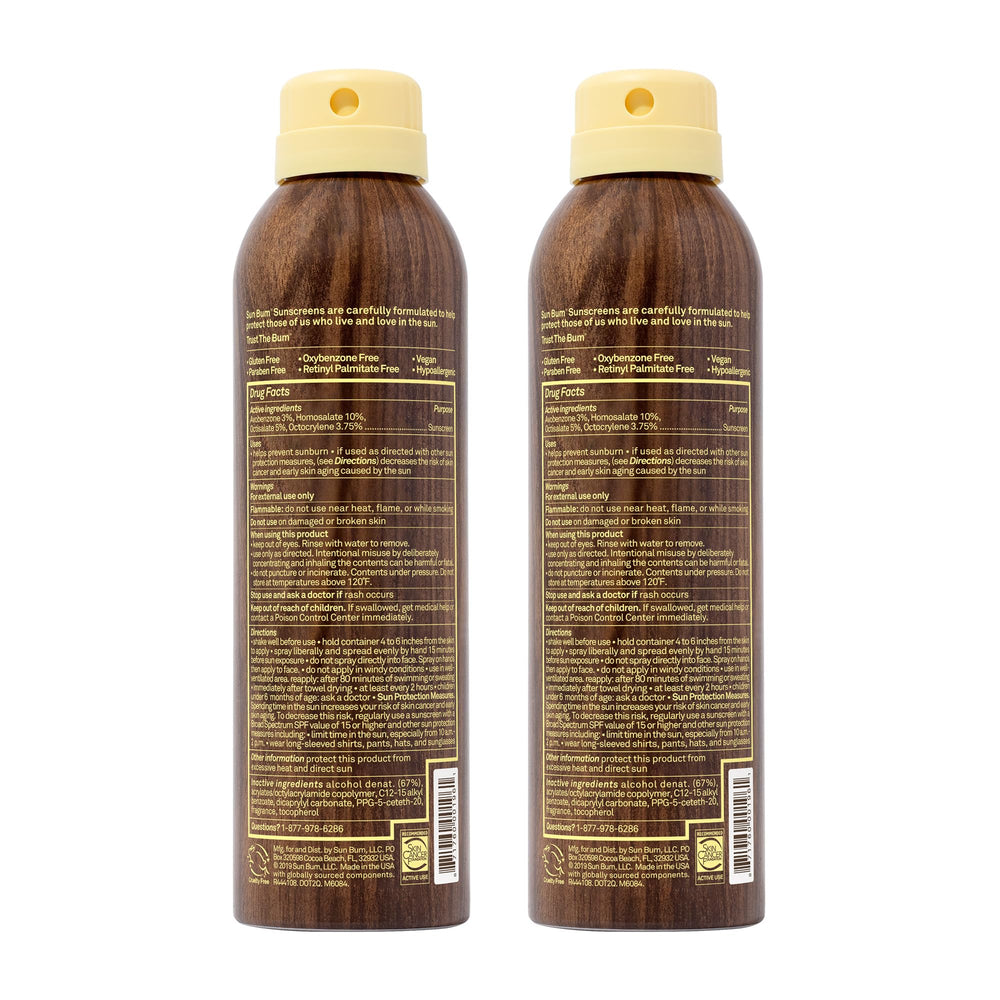 Beach-day ready Sun Bum 2-pack sunscreen for travel.