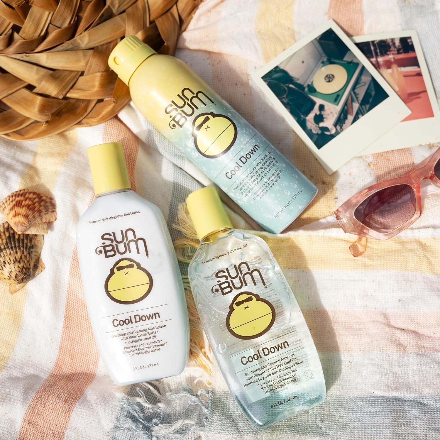 Sun Bum Cool Down Lotion: aloe calmante para piel sensible tras la exposición solar.