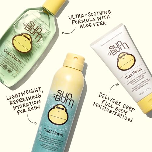 Textura ligera de Sun Bum Aloe Vera que se absorbe rápido.