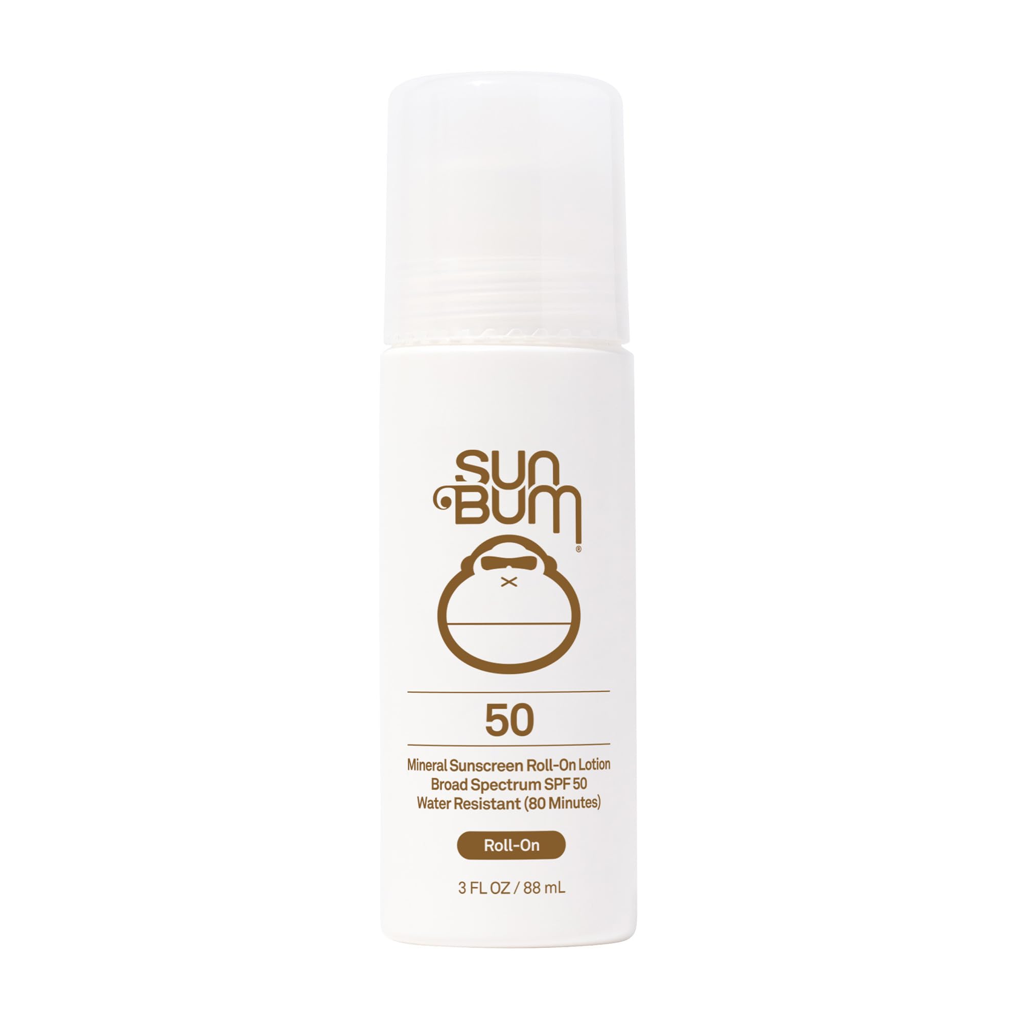 Sun Bum Mineral SPF 50 con aplicador rodillo para aplicación rápida en la piel