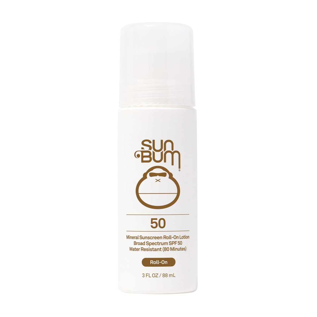 Sun Bum Mineral SPF 50 con aplicador rodillo para aplicación rápida en la piel