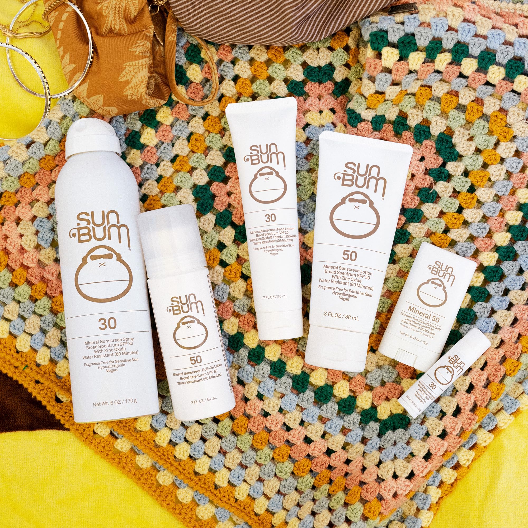 Tamaño de viaje Sun Bum Mineral SPF 50 88 ml para retoques