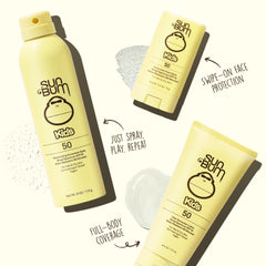 Protección de amplio espectro para niños activos con Sun Bum.