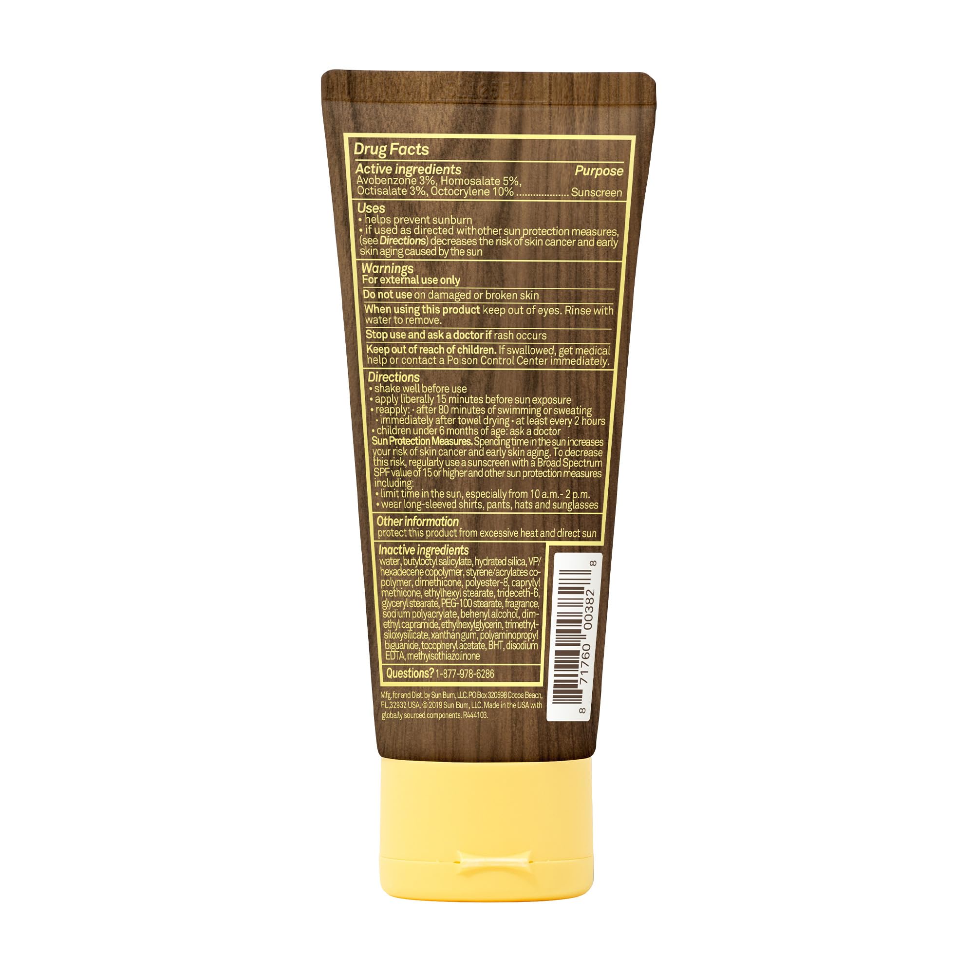 Sensación ligera y no grasa de Sun Bum Original SPF 30 al aplicar