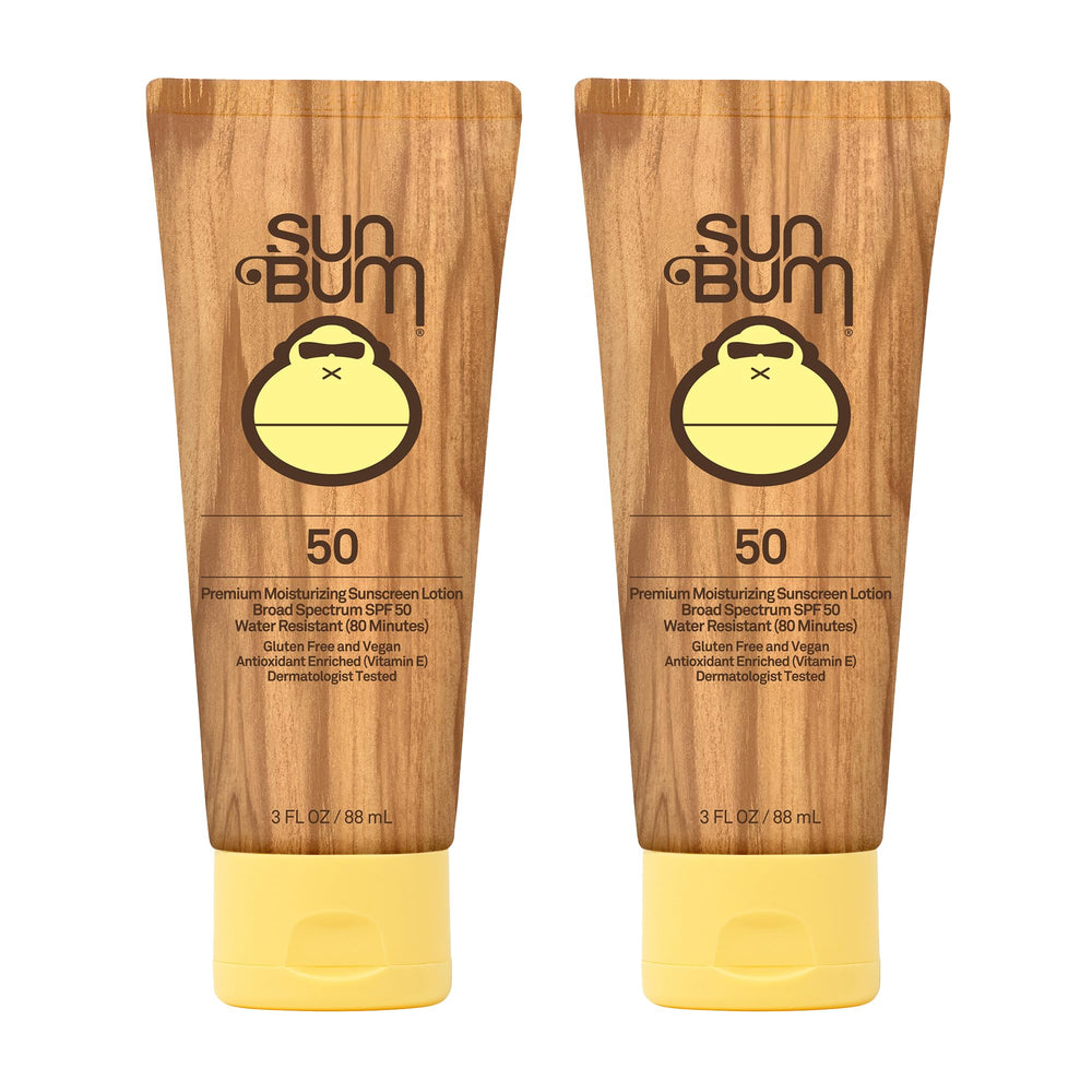 Sun Bum Original SPF 50, botella de loción, protección diaria en la playa