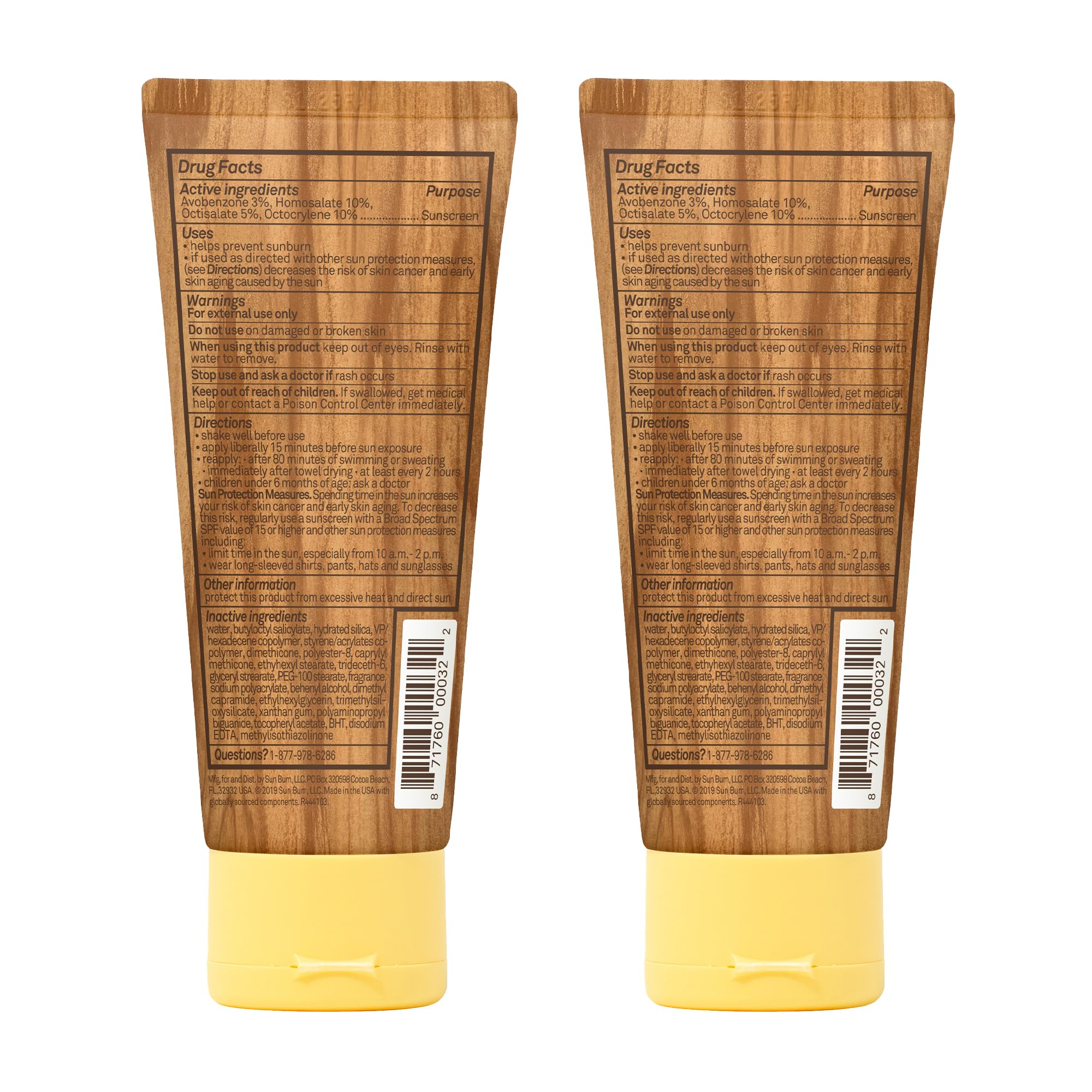 Sun Bum Original SPF 50, uso diario al exterior con piel hidratada