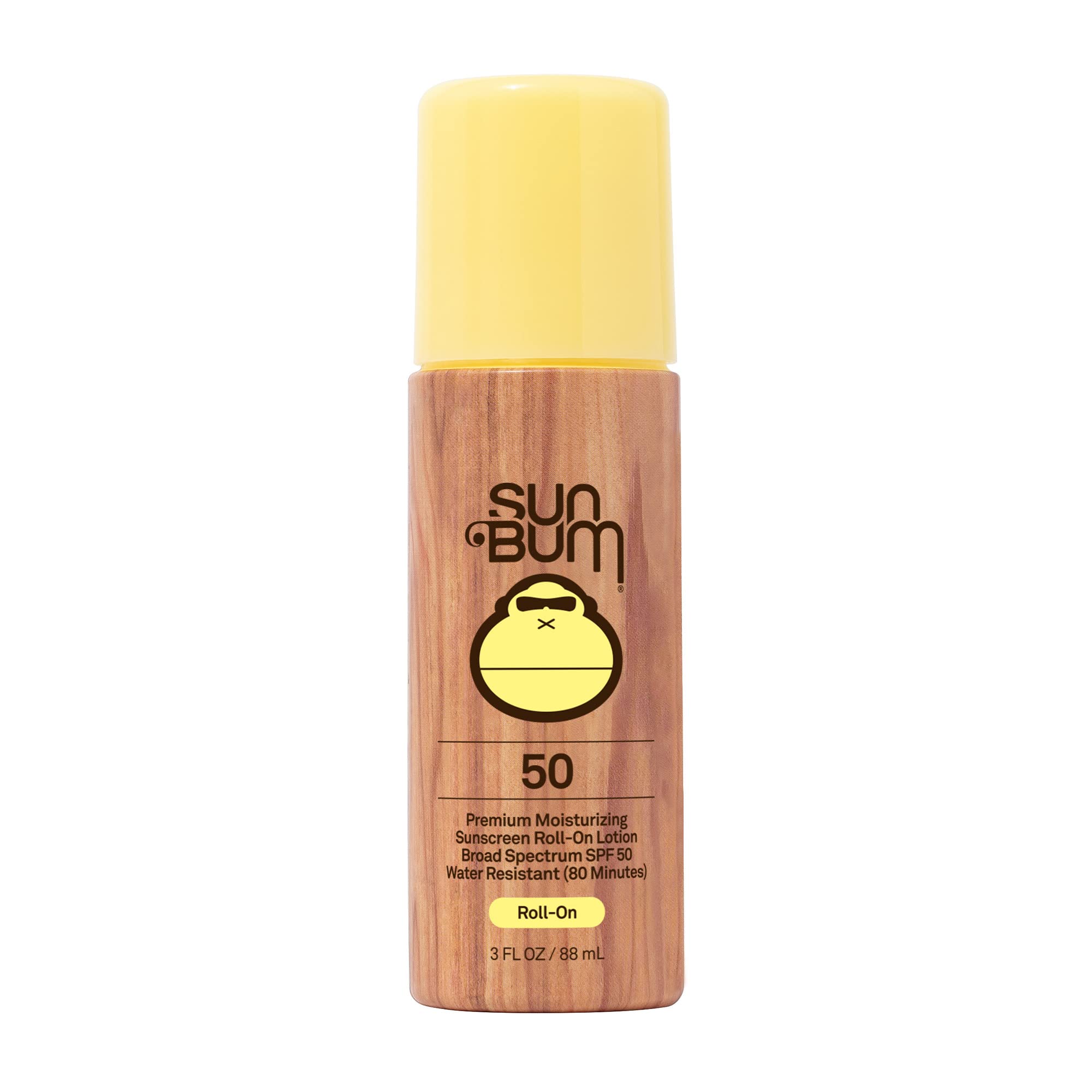 Sun Bum Original SPF 50 Roll-On para cuerpo: protección cómoda y rápida al salir de casa.