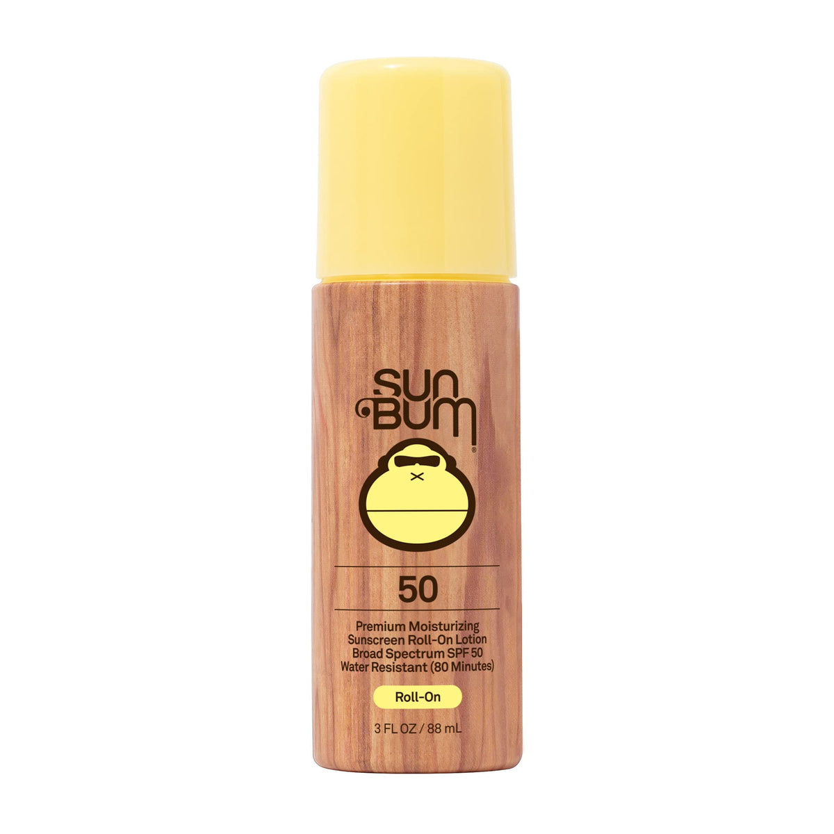 Sun Bum Original SPF 50 Roll-On para cuerpo: protección cómoda y rápida al salir de casa.