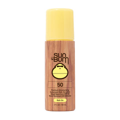 Sun Bum Original SPF 50 Roll-On para cuerpo: protección cómoda y rápida al salir de casa.