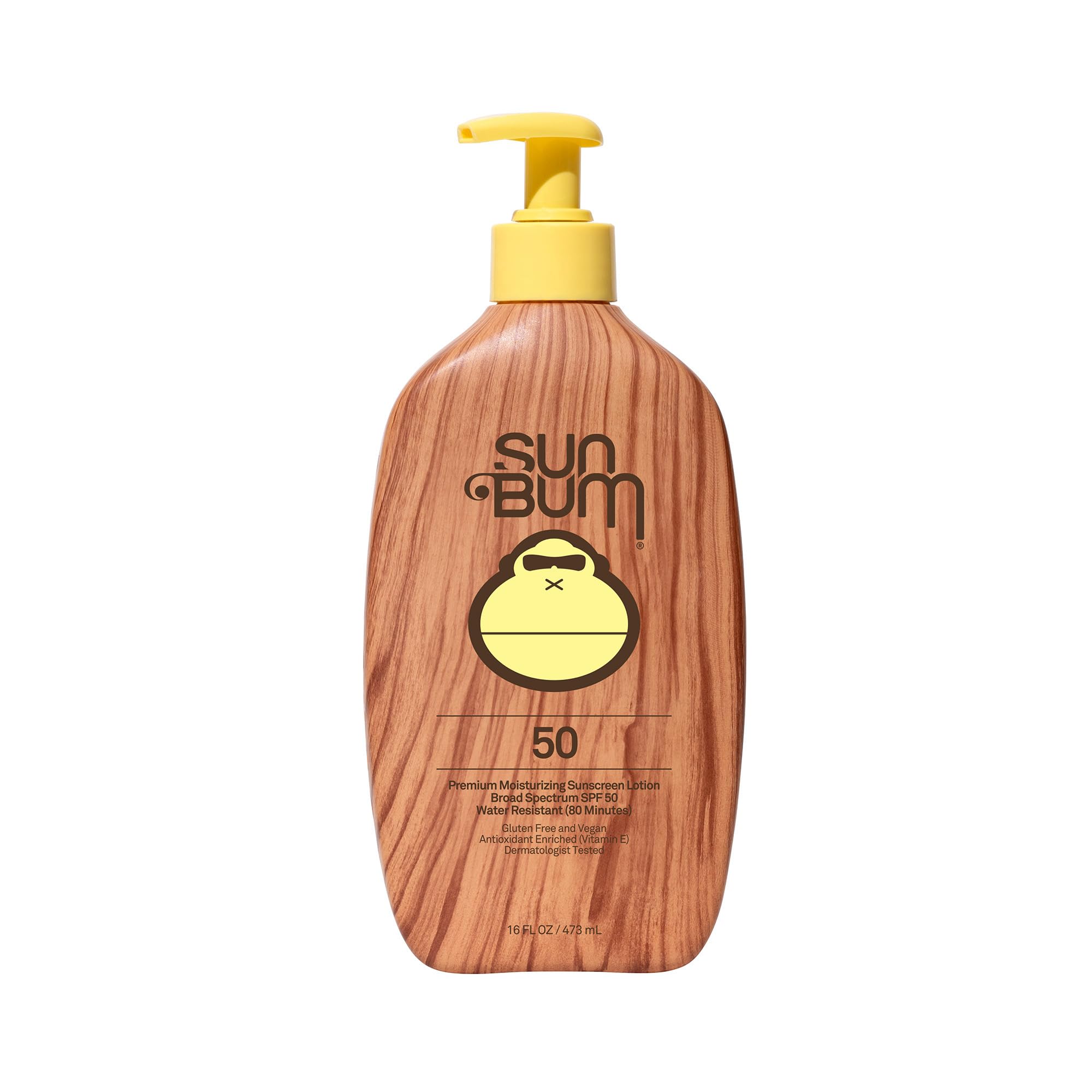 Sun Bum Original SPF 50 sunscreen lotion bottle front view for daily sun protection.