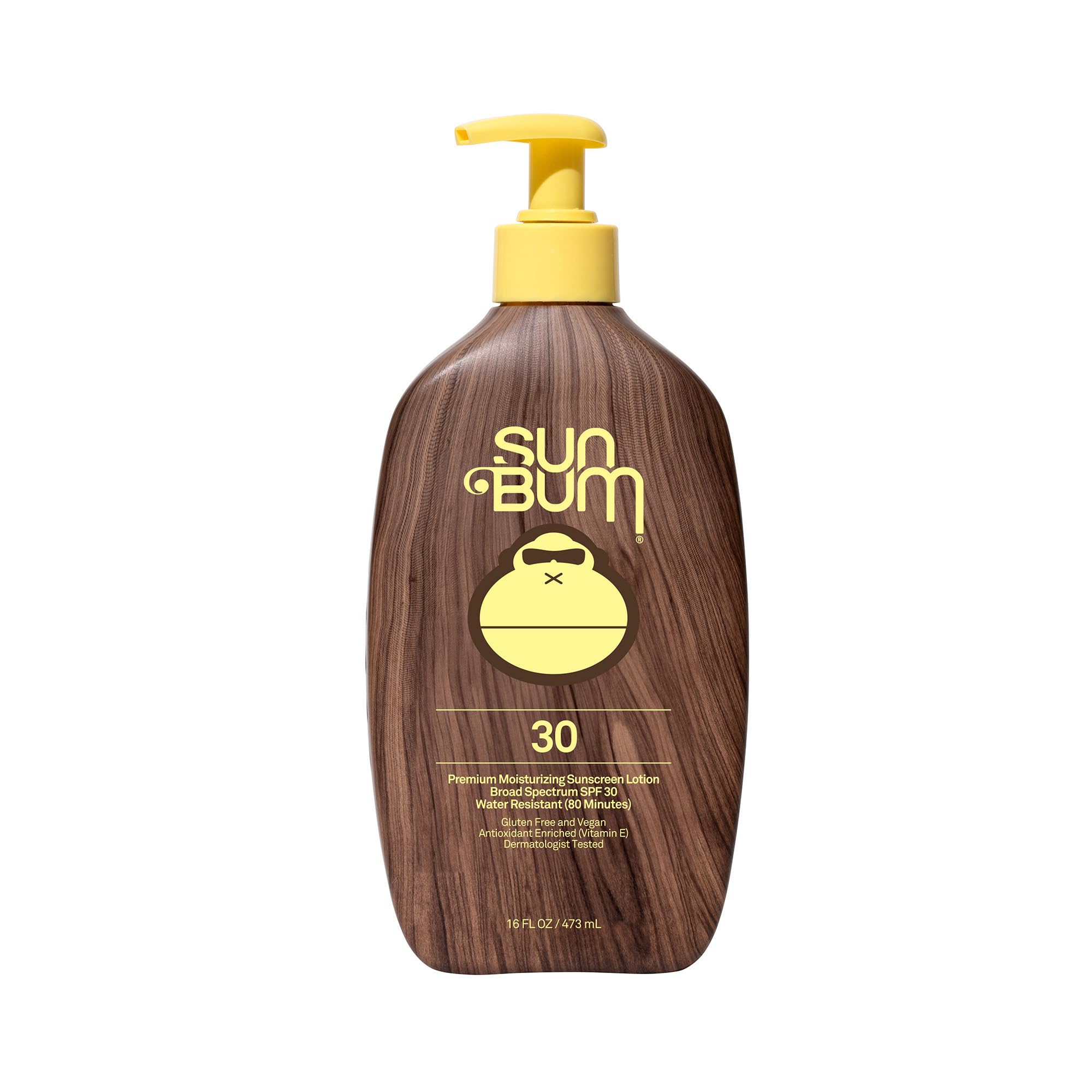Sun Bum Original SPF 30 sunscreen lotion bottle with broad spectrum protection