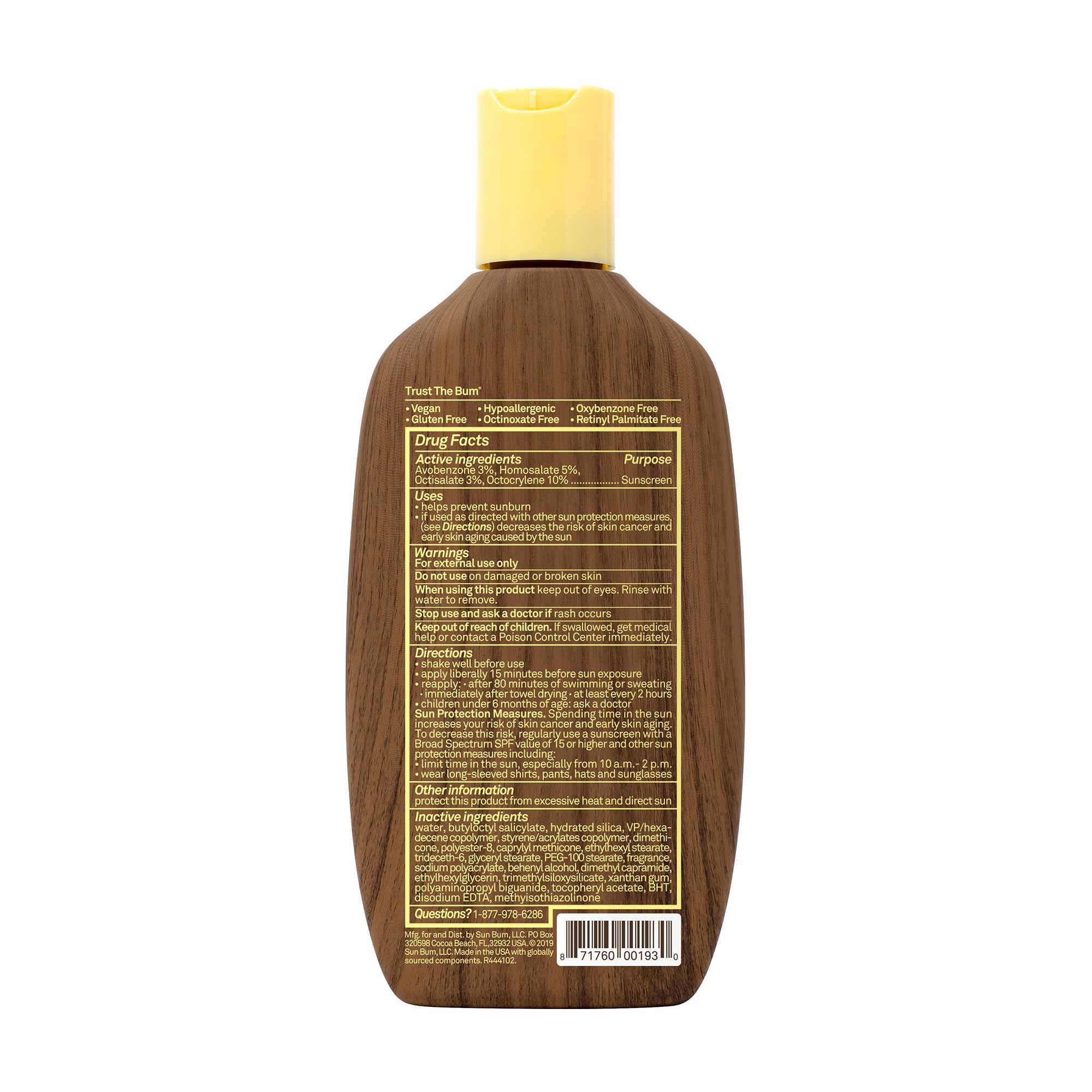 Family-friendly Sun Bum SPF 30 lotion for everyday outdoor use.