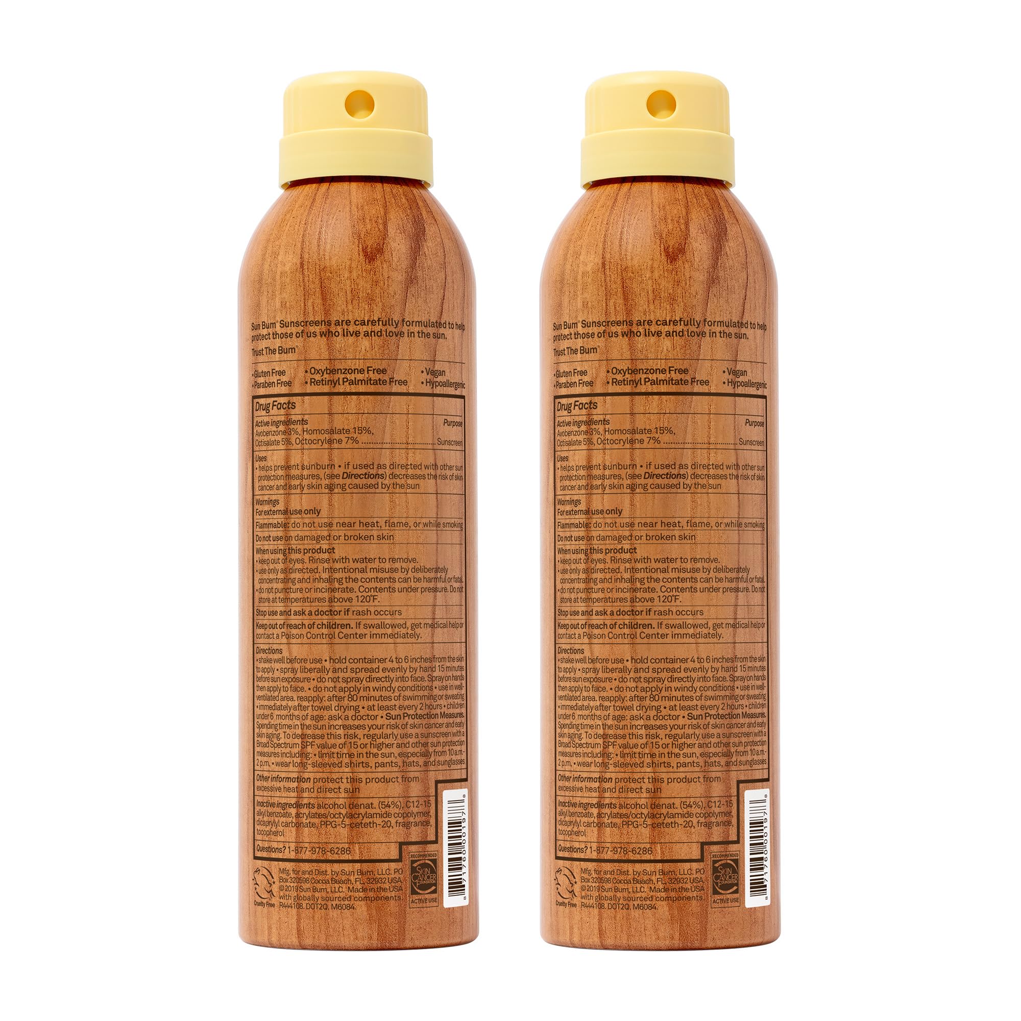 Daily sun protection with Sun Bum SPF 50 spray