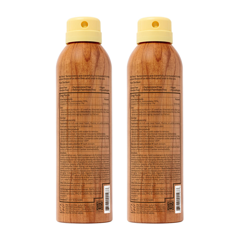 Daily sun protection with Sun Bum SPF 50 spray