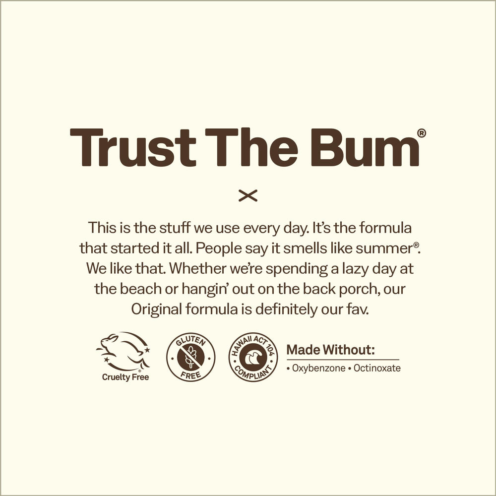 Sun Bum Original SPF 70 spray, uso en playa, protege y mantiene la piel hidratada.