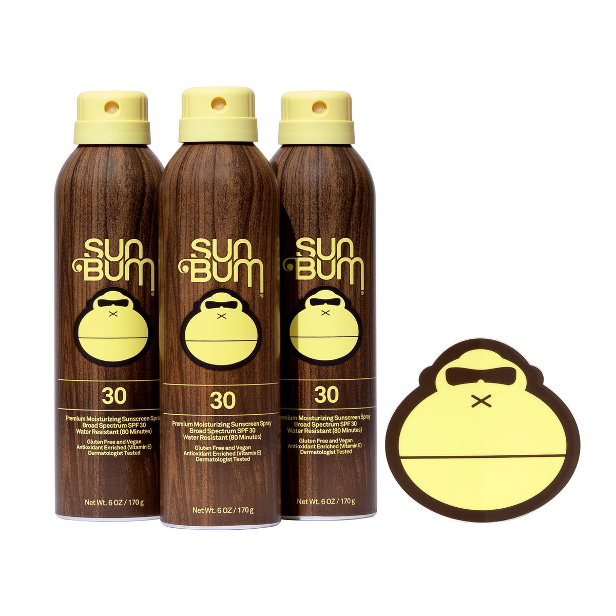 Sun Bum Original Sunscreen Spray SPF 30 bottle for easy daily protection.