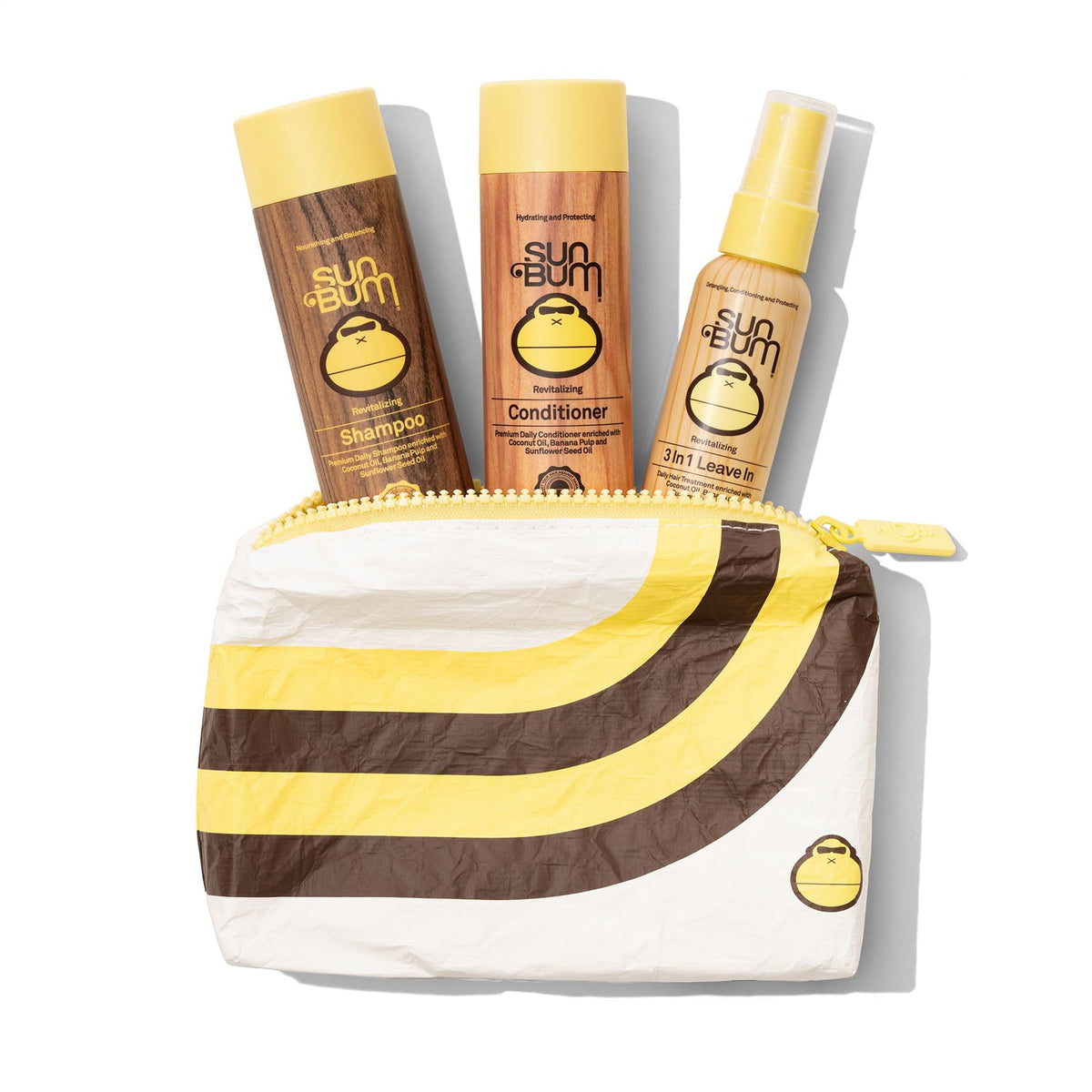 Sun Bum Revitalizing Shampoo bottle for hydrated, refreshed hair on the go