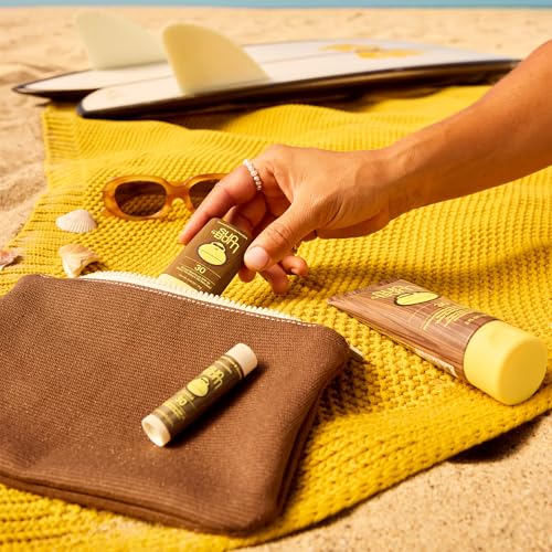 Sun Bum Road Tripper coconut lip balm SPF 30 keeps lips moisturized.
