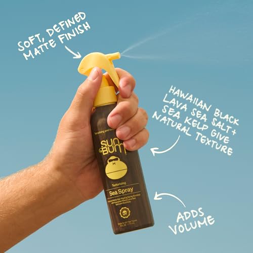 Sun Bum Spray de Sal Marina: definición de fibras para estilo natural.