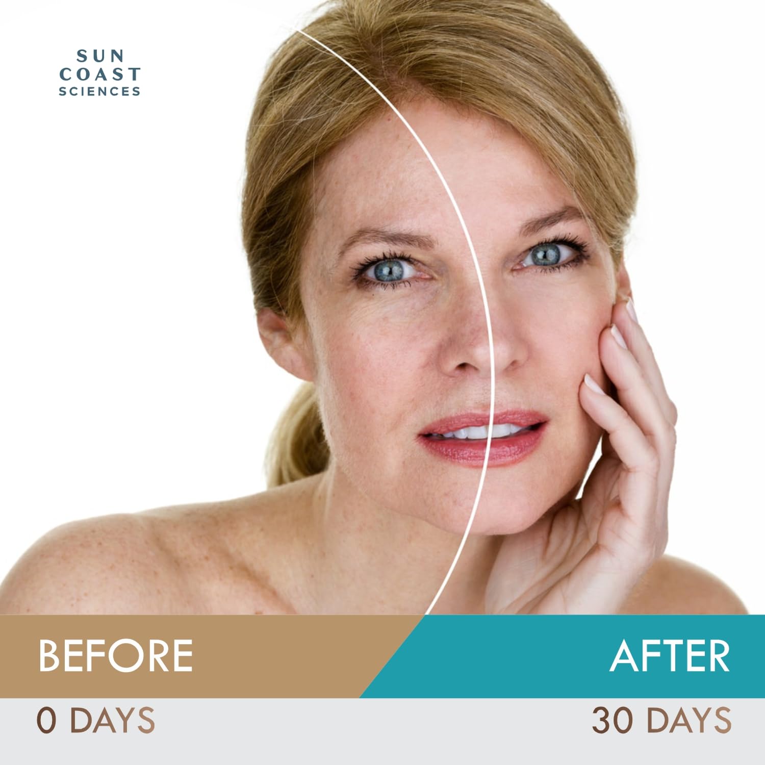 Sun Coast Sciences Derma Bright MD non-greasy finish texture.