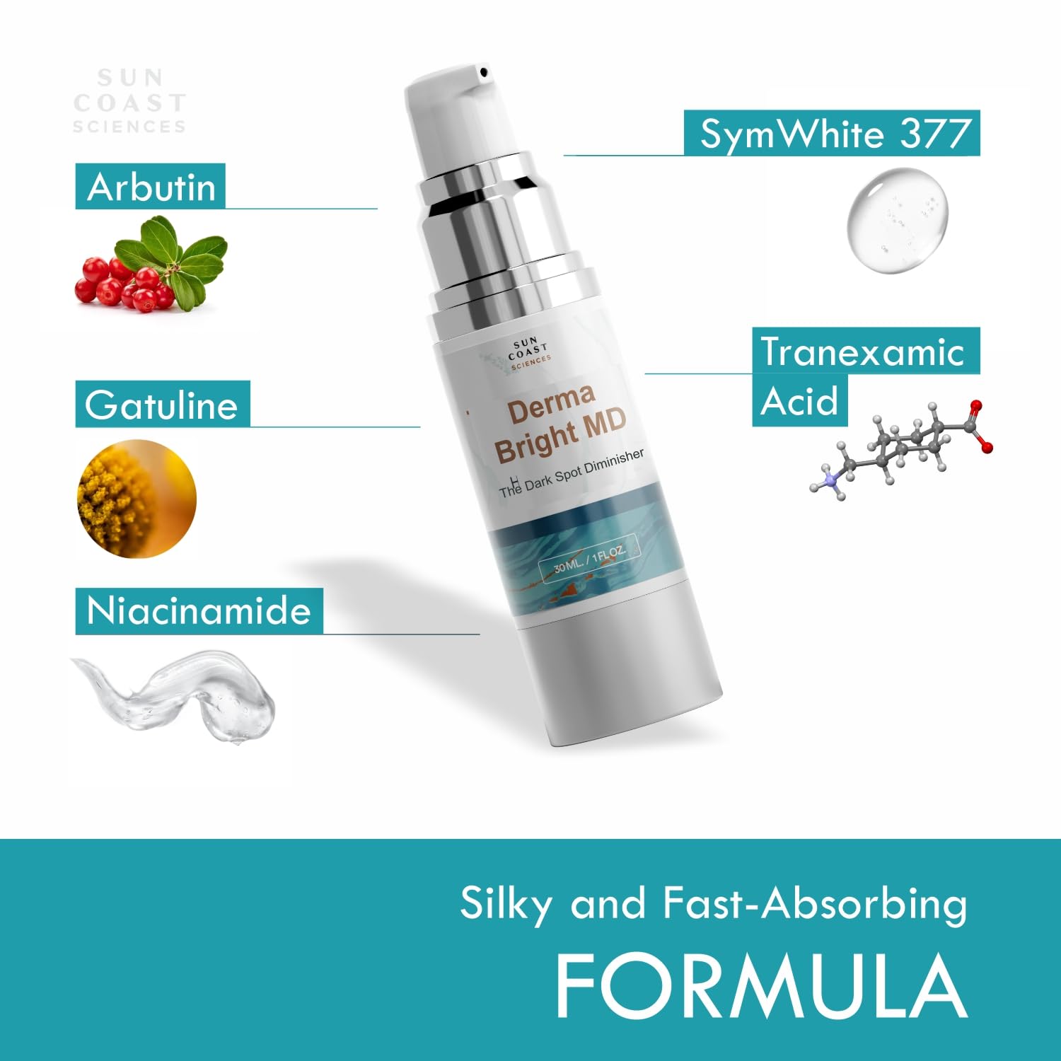 Sun Coast Sciences Derma Bright MD packaging front view.