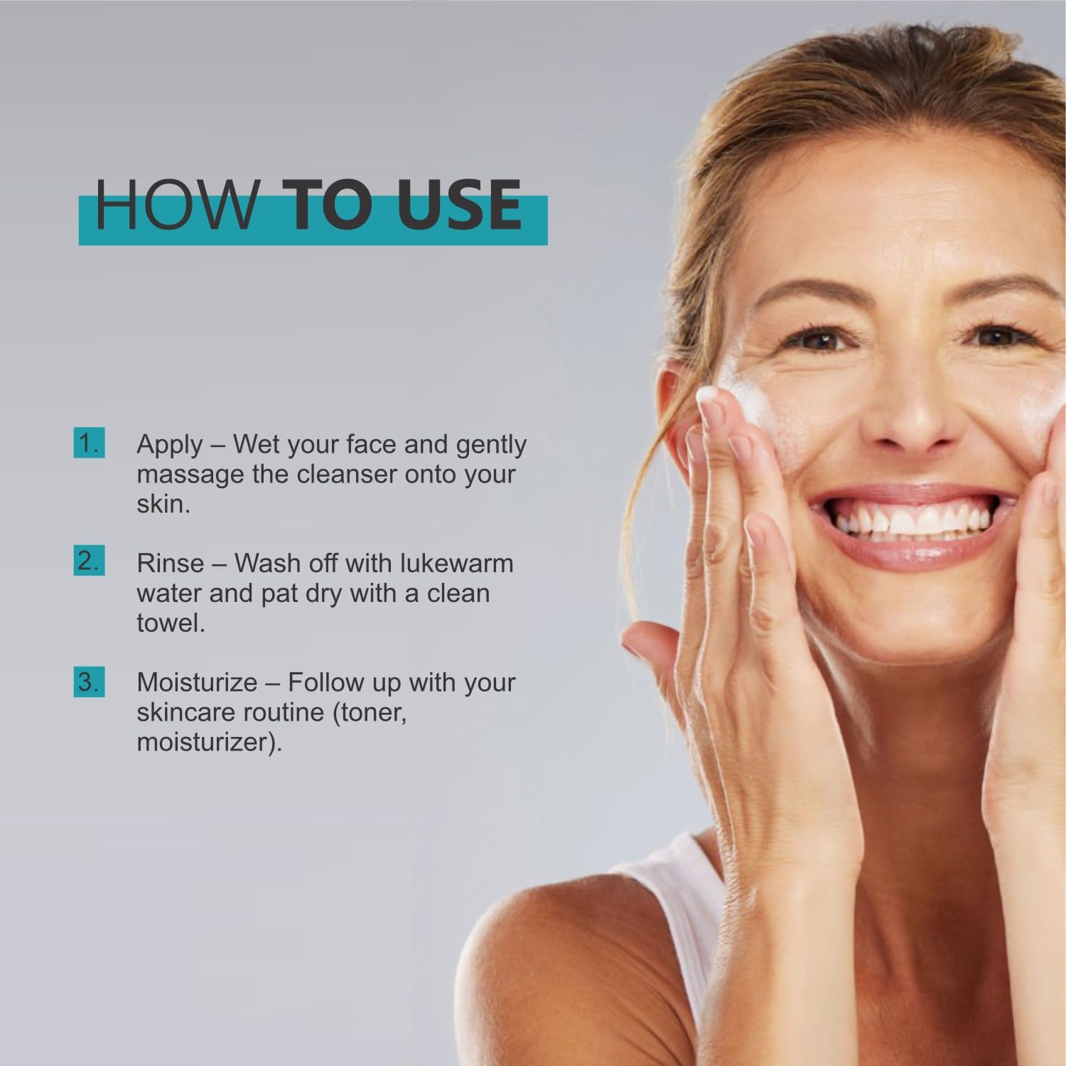 SUN COAST SCIENCES Hydrate Restore cleanser with Niacinamide and Vitamin B5 for smoother skin.