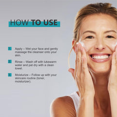 SUN COAST SCIENCES Hydrate Restore cleanser with Niacinamide and Vitamin B5 for smoother skin.
