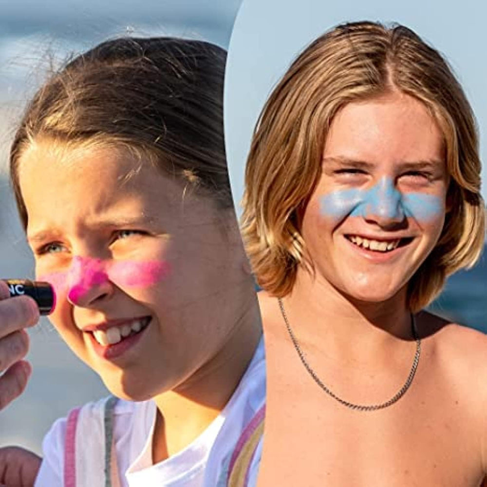 Sun Zapper Rainbow Stick Pack 4x12g illustrating travel-friendly sun care kit.