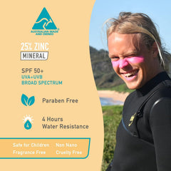 Sun Zapper resistente al agua 4 horas durante natacion y juegos