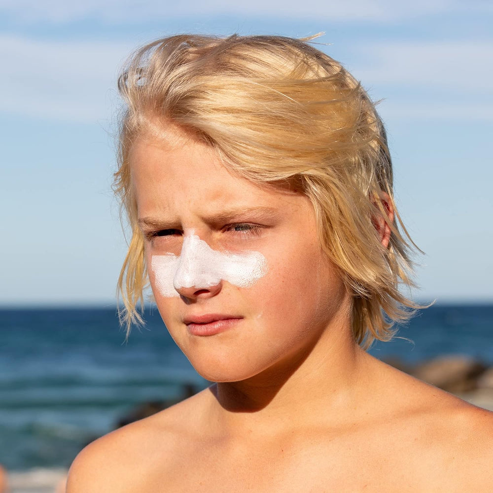 Sun Zapper Zinc Oxide Stick seguro para familias: minerales para la piel.