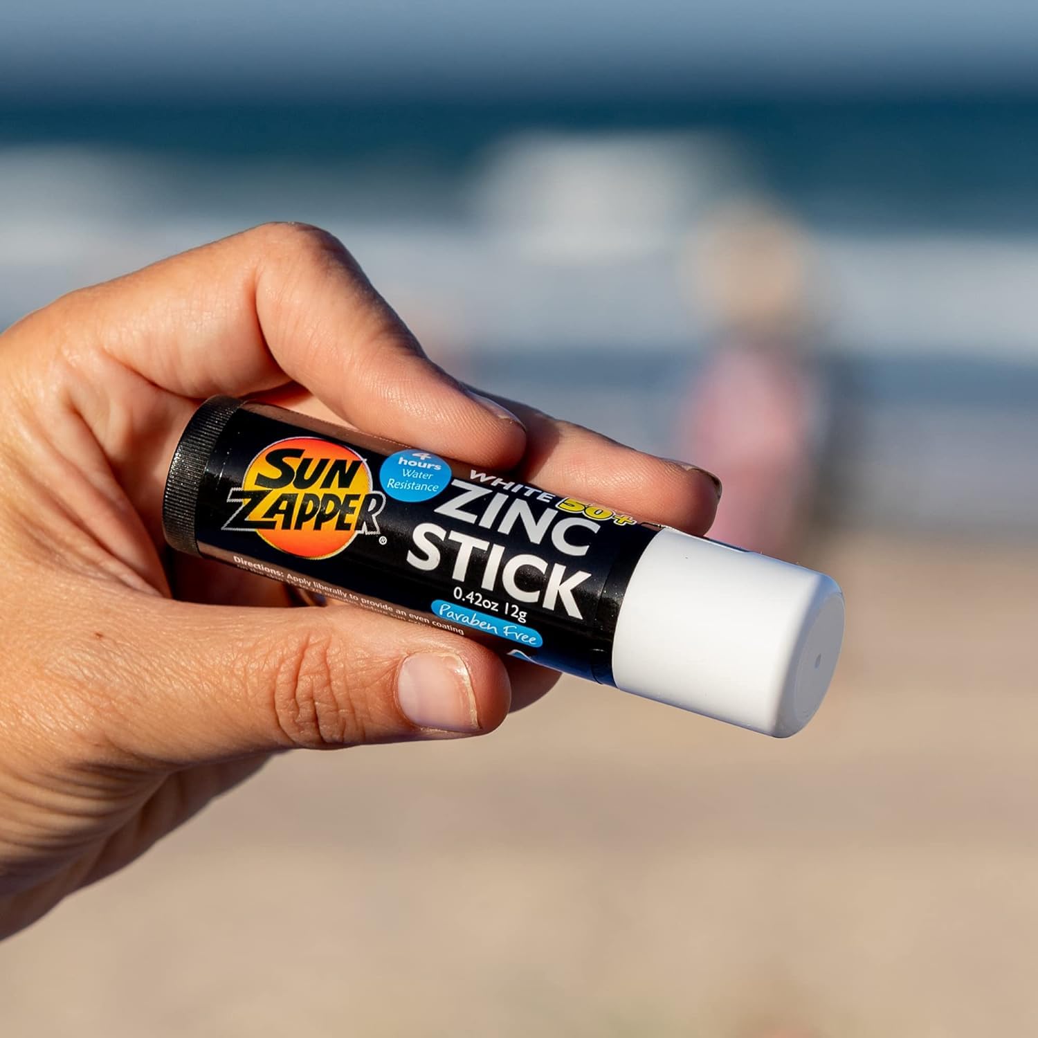 Sun Zapper Zinc Oxide Stick tamaño viaje: protección en cualquier bolso.