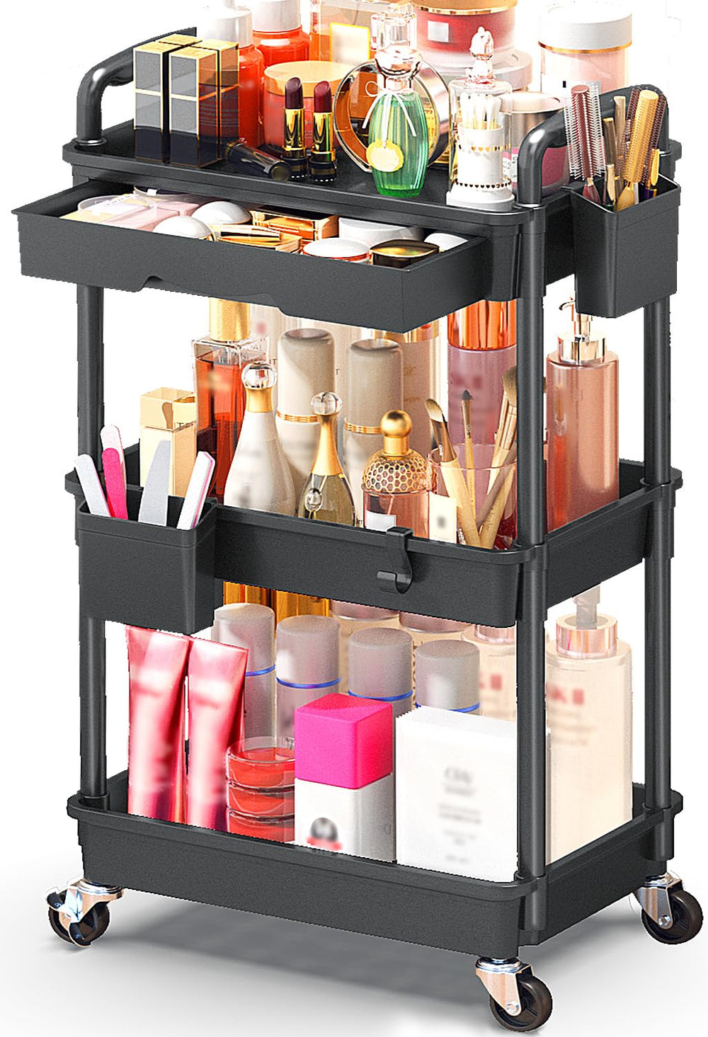 Sunally makeup cart with drawers and full storage ready for cosmetics and skincare
